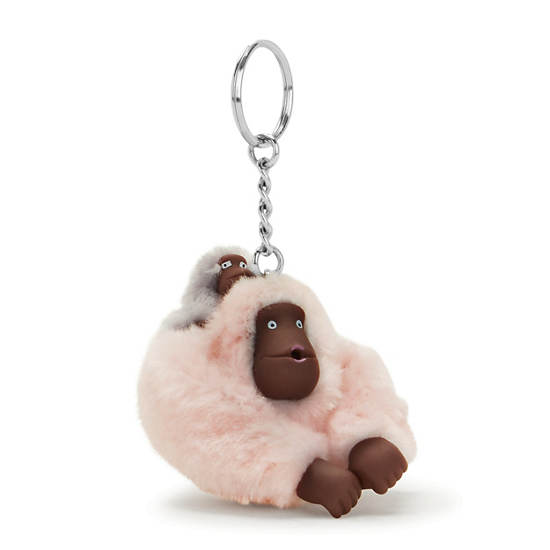 Akcesoria Kipling Mom And Baby Sven Monkey Keychain Różowe | PL 1266YX